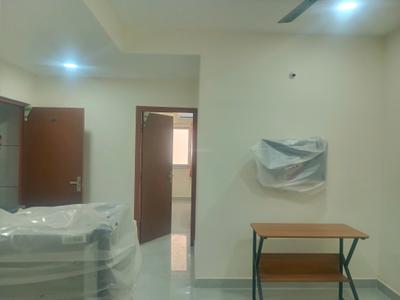 Living Room Image of 600 Sq.ft 1 BHK Apartment / Flat for rent in Madhapur Hyderabad for Rs. 31000