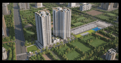 Image of 1091 Sq.ft 2 BHK Apartment / Flat for sale in Eisha 33 Central Avenue, Tathawade, Pune for Rs. 8400000