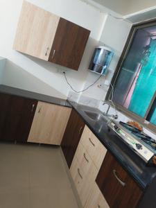 Kitchen Image of 675 Sq.ft 1 BHK Apartment / Flat for rent in Sargasan Gandhinagar for Rs. 20000