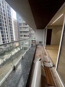 Balcony Image of 3450 Sq.ft 4 BHK Apartment / Flat for rent in Vesu Surat for Rs. 55000