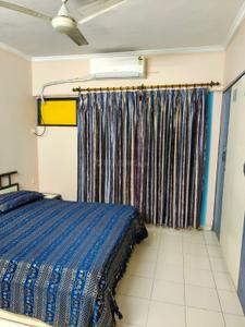 Bedroom Image of 1150 Sq.ft 2 BHK Apartment / Flat for rent in Sagar Darshan Towers, Nerul Navi Mumbai for Rs. 80000