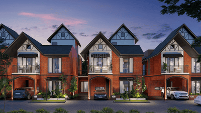 Image of 2151 Sq.ft 3 BHK Villa for sale in Casagrand Selenia, Kelambakkam, Chennai for Rs. 18500000
