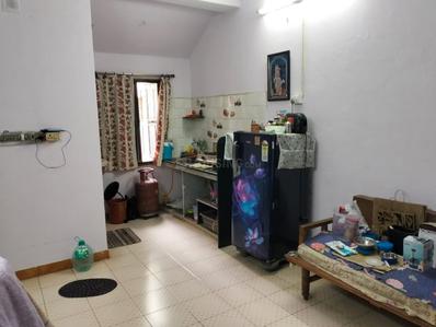 Kitchen Image of 400 Sq.ft 1 RK Villa for rent in Prahlad Nagar Ahmedabad for Rs. 16500