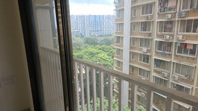 Balcony Image of 600 Sq.ft 2 BHK Independent House for rent in Pragati Elanza, Ghatkopar East Mumbai for Rs. 50000