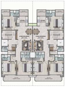 Image of 1500 Sq.ft 3 BHK Apartment / Flat for sale in Kashi, Sector 89, Gurgaon for Rs. 23500000