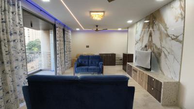Living Room Image of 1305 Sq.ft 3 BHK Apartment / Flat for rent in Hiranandani Rodas Enclave Phillipa, Hiranandani Estate Thane for Rs. 130000