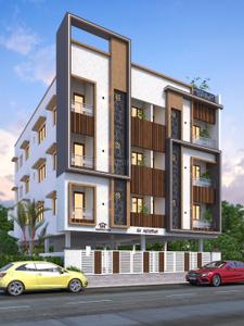 Image of 550 Sq.ft 1 BHK Apartment / Flat for sale in Kolathur, Chennai for Rs. 4524000