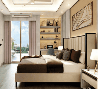Bedroom Image of 1080 Sq.ft 2 BHK Builder Floor for sale in Pitrachaya Dev Luxury Floors, Sector 70 Gurgaon for Rs. 16000000