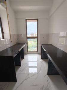 Kitchen Image of 550 Sq.ft 1 BHK Apartment / Flat for sale in Raymond Ten X Habitat Raymond Realty Tower K, Thane West Thane for Rs. 9500000