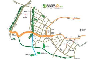 Image of 1600 Sq.ft 3 BHK Builder Floor for sale in Signature Global City 93, Sector 93, Gurgaon for Rs. 16000000