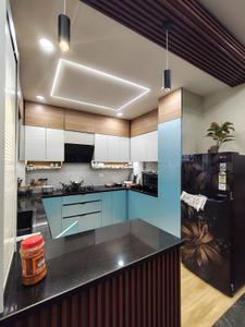 Kitchen Image of 1571 Sq.ft 3 BHK Apartment / Flat for sale in Arsha Sumangalam, Vrindavan Yojana Lucknow for Rs. 13500000