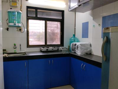 Kitchen Image of 600 Sq.ft 1 BHK Apartment / Flat for rent in Ashok Towers, Andheri East Mumbai for Rs. 50000