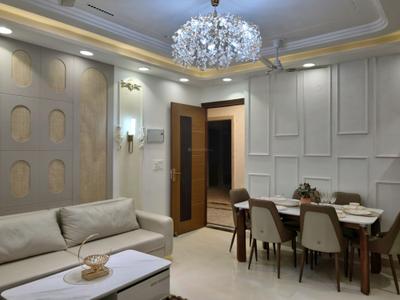 Living Room Image of 900 Sq.ft 3 BHK Apartment / Flat for sale in Hans Luxury Floor, Hastsal New Delhi for Rs. 6200000