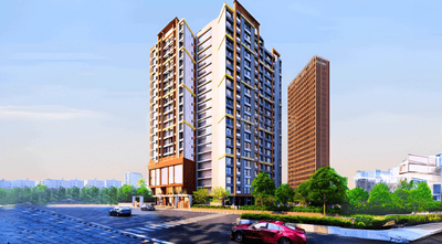 Image of 900 Sq.ft 2 BHK Apartment / Flat for sale in Thane West, Thane for Rs. 7900000