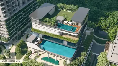 Image of 2910 Sq.ft 3 BHK Apartment / Flat for sale in Fortune Suraj Bhan Grande, Kokapet, Hyderabad for Rs. 27500000