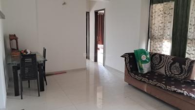 Living Room Image of 1000 Sq.ft 2 BHK Apartment / Flat for rent in Samraat Tropicano, Anandvalli Nashik for Rs. 26000
