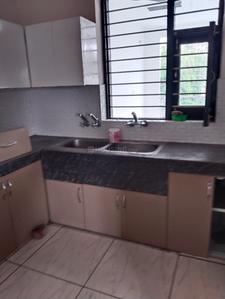 Kitchen Image of 498 Sq.ft 2 BHK Builder Floor for rent in Bhagwati Balaji Enclave, Chandsar Basti Bathinda for Rs. 12500