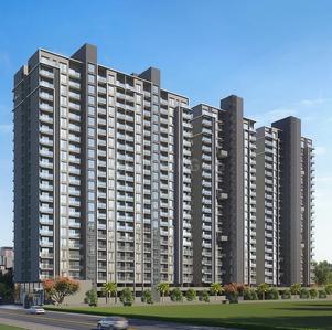 Building Image of 1052 Sq.ft 2 BHK Apartment / Flat for sale in Tulip Infinity World Wing A to D, Tathawade Pune for Rs. 8400000