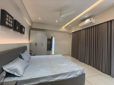 Bedroom Image of 3400 Sq.ft 4 BHK Apartment / Flat for rent in Adani Water Lily, Shantigram Ahmedabad for Rs. 100000