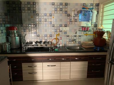 Kitchen Image of 1250 Sq.ft 2 BHK Apartment / Flat for sale in Jagatpur Ahmedabad for Rs. 6500000