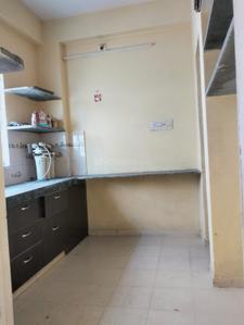 Kitchen Image of 910 Sq.ft 1 BHK Apartment / Flat for rent in Makarba Ahmedabad for Rs. 14000