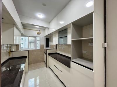 Kitchen Image of 1400 Sq.ft 3 BHK Apartment / Flat for rent in L And T Raintree Boulevard, Sahakara Nagar Bengaluru for Rs. 58000