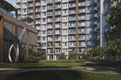 Image of 1498 Sq.ft 3 BHK Apartment / Flat for sale in Godrej Emerald Waters, Pimpri, Pune for Rs. 16200000