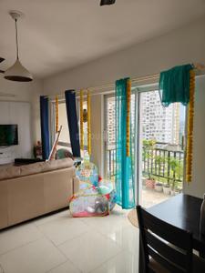 Hall Image of 1200 Sq.ft 2 BHK Apartment / Flat for rent in Shrachi Greenwood Nest, New Town Kolkata for Rs. 34000