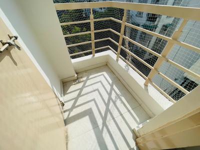 Balcony Image of 1234 Sq.ft 2 BHK Apartment / Flat for rent in Prahlad Nagar Ahmedabad for Rs. 25000