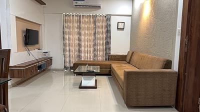 Living Room Image of 1080 Sq.ft 2 BHK Apartment / Flat for rent in Adani The Meadows, Shantigram Ahmedabad for Rs. 35000