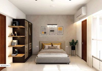 Bedroom Image of 783 Sq.ft 1 BHK Apartment / Flat for sale in Godrej Aqua Vista, Mundhwa Pune for Rs. 6800000