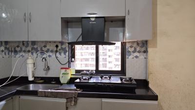 Kitchen Image of 580 Sq.ft 1 BHK Apartment / Flat for rent in Raunak City, Kalyan West Kalyan for Rs. 17000