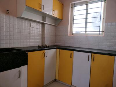 Kitchen Image of 650 Sq.ft 1 BHK Builder Floor for rent in Munnekollal Bengaluru for Rs. 25000