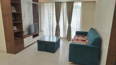 Living Room Image of 1150 Sq.ft 3 BHK Apartment / Flat for rent in Vijay Orovia, Hiranandani Estate Thane for Rs. 60000