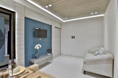 Living Room Image of 615 Sq.ft 1 BHK Apartment / Flat for sale in Symphony Bldg No 4 Type D E E1 Wing A B And C, Boisar Mumbai for Rs. 1950000