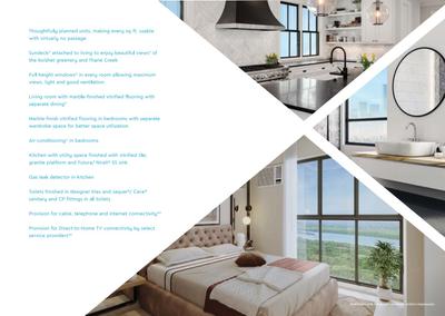 Balcony Image of 535 Sq.ft 2 BHK Apartment / Flat for sale in Lodha Crown Kolshet Tower 1, Thane West Thane for Rs. 9300000