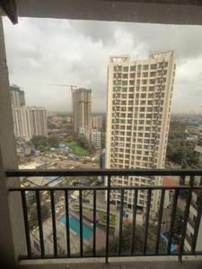 Balcony Image of 1100 Sq.ft 2 BHK Apartment / Flat for rent in National Trinity Paradise Phase 1, Shilphata Thane for Rs. 17000