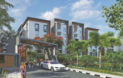 Image of 1818 Sq.ft 3 BHK Apartment / Flat for sale in Ananda Homes Bay Hills, Narsingi, Hyderabad for Rs. 17642000