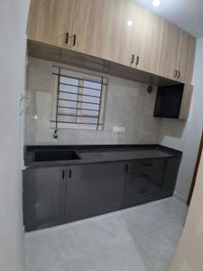 Kitchen Image of 550 Sq.ft 1 BHK Apartment / Flat for rent in Om Sai, Marathahalli Bengaluru for Rs. 26000