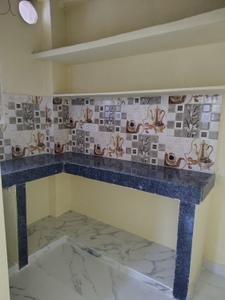 Kitchen Image of 650 Sq.ft 1 RK Apartment / Flat for rent in Somajiguda Hyderabad for Rs. 9000