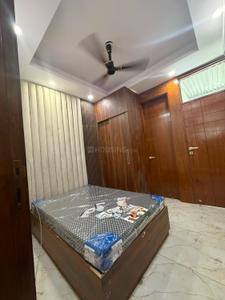 Bedroom Image of 550 Sq.ft 1.5 BHK Builder Floor for rent in Swaraj Homes Gagan Vihar The Aviation Employees CGHS, Gagan Vihar New Delhi for Rs. 25000
