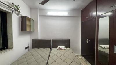 Bedroom Image of 450 Sq.ft 1 BHK Apartment / Flat for rent in Malad West Mumbai for Rs. 35000