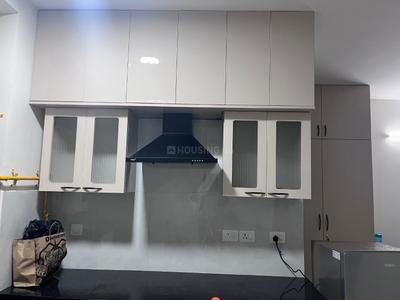 Kitchen Image of 525 Sq.ft 1 RK Apartment / Flat for rent in Brigade Cornerstone Utopia, Varthur Bengaluru for Rs. 28000