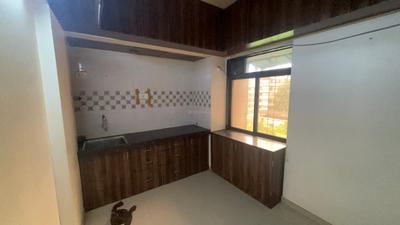 Kitchen Image of 552 Sq.ft 1 BHK Apartment / Flat for rent in Ram Laxman Sadguru Residency, Shilphata Thane for Rs. 14000