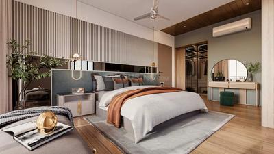 Bedroom Image of 1550 Sq.ft 3 BHK Apartment / Flat for sale in Hitech City Hyderabad for Rs. 8200000