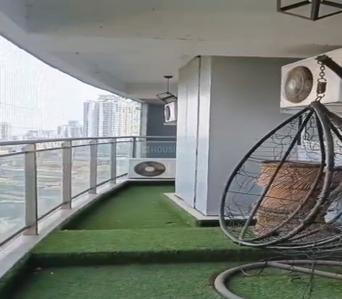 Balcony Image of 1250 Sq.ft 3 BHK Apartment / Flat for rent in Omkar Veda Exclusive, Parel Mumbai for Rs. 175000