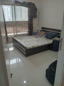 Bedroom Image of 850 Sq.ft 1 BHK Apartment / Flat for rent in Godrej Infinity, Mundhwa Pune for Rs. 30000