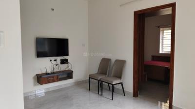 Living Room Image of 600 Sq.ft 1 BHK Apartment / Flat for rent in Halasuru Bengaluru for Rs. 30000