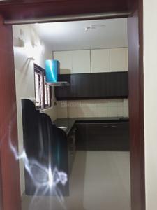 Kitchen Image of 1000 Sq.ft 3 BHK Apartment / Flat for rent in Royal Bangalows, Rajendra Nagar Indore for Rs. 31000