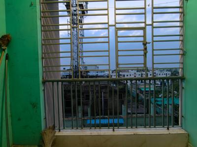 Balcony Image of 1100 Sq.ft 3 BHK Apartment / Flat for sale in Behala Kolkata for Rs. 5200000